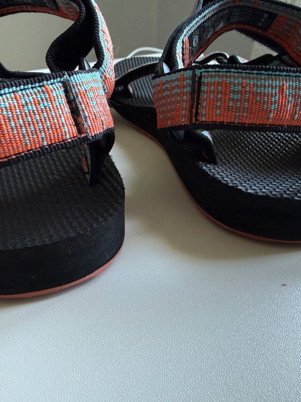 Teva Original Universal Sandals Coral Blue Hiking Sandals Women's 7 - Picture 5 of 6